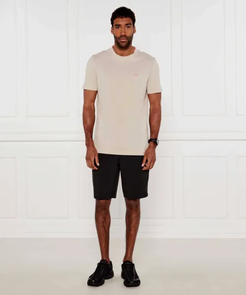 T-shirt Taddy | Regular Fit BOSS GREEN μπεζ