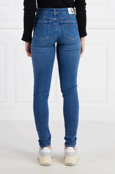 Jeans MID RISE SKINNY | Skinny fit CALVIN KLEIN JEANS μπλέ