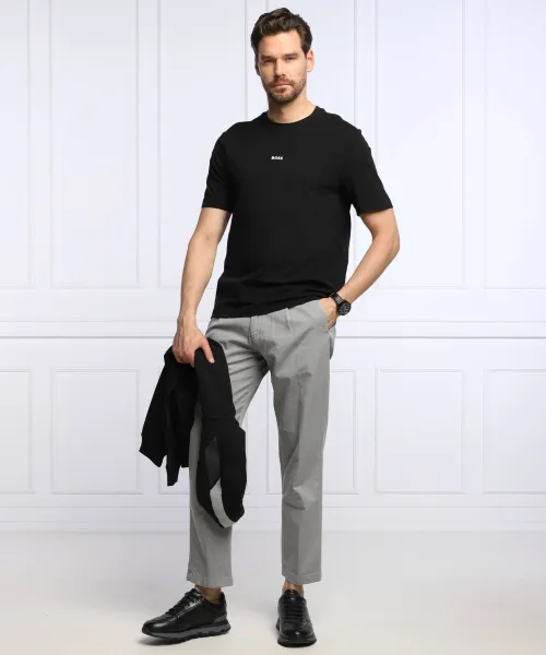 T-shirt TChup | Relaxed fit BOSS ORANGE μαύρο