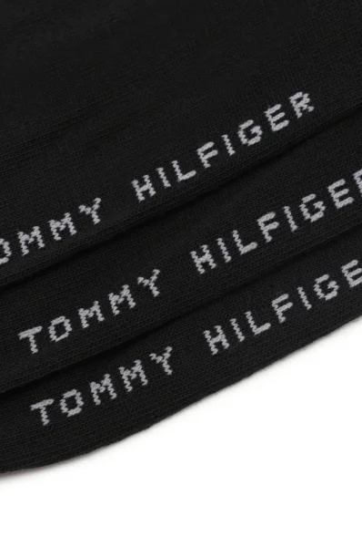 Κάλτσες 3 pack TH MEN SNEAKER 3P PROMO Tommy Hilfiger μαύρο