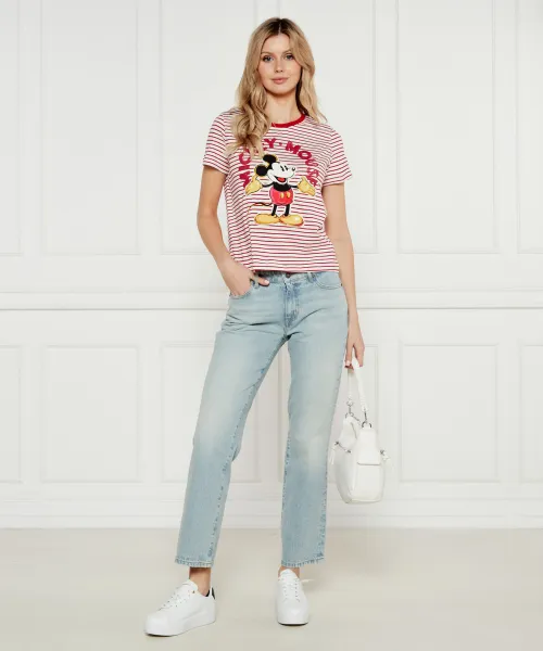 T-shirt MICKEY MOUSE | Desigual x Disney | Regular Fit Desigual κόκκινο