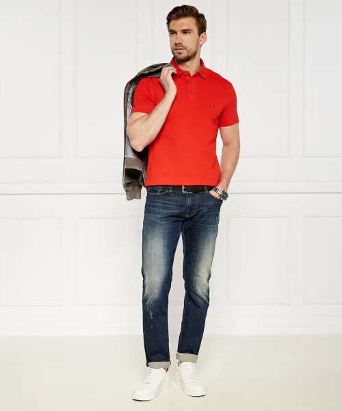 Πόλο 1985 | Slim Fit Tommy Hilfiger κόκκινο