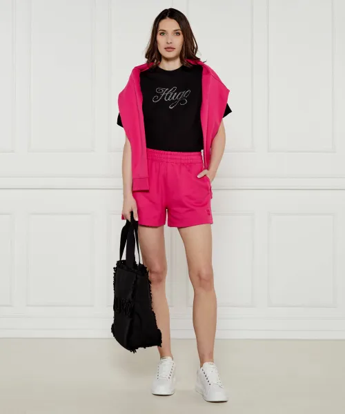 T-shirt | Relaxed fit Hugo Blue μαύρο
