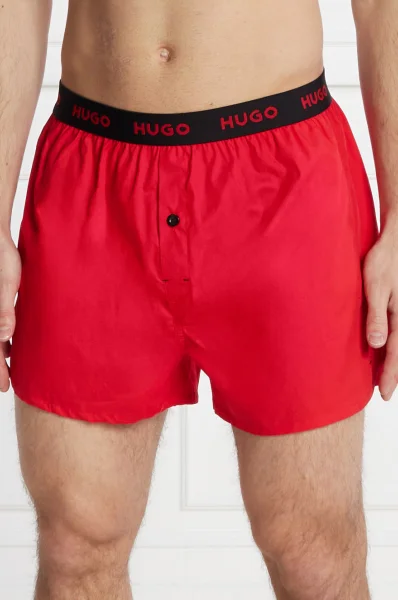 Boxer 3-pack WOVEN BOXER TRIPLET Hugo Bodywear κόκκινο