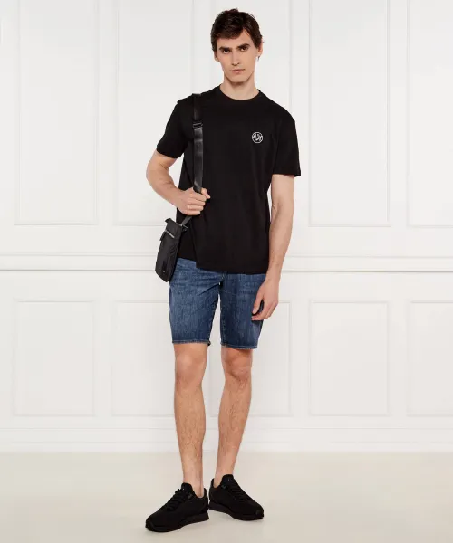 T-shirt | Regular Fit Armani Exchange μαύρο