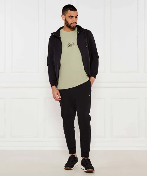 T-shirt Te_voyage | Loose fit BOSS ORANGE πράσινο