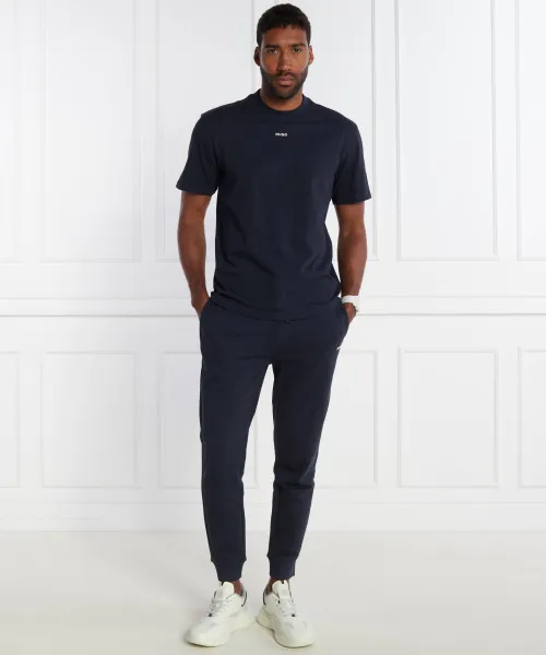 T-shirt Dapolino | Regular Fit HUGO ναυτικό μπλε
