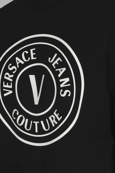 Μπλούζα | Regular Fit Versace Jeans Couture μαύρο