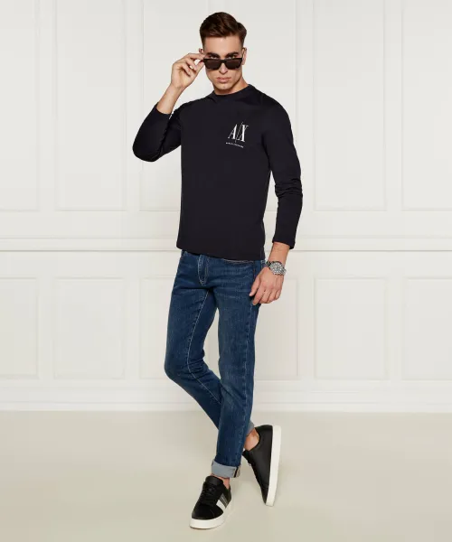 Longsleeve | Regular Fit Armani Exchange ναυτικό μπλε