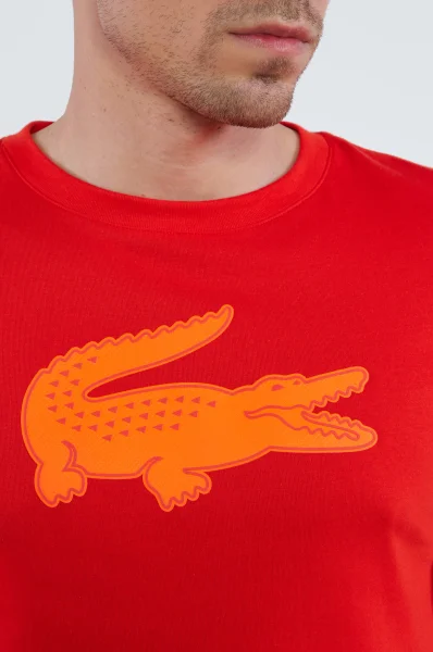 T-shirt | Regular Fit Lacoste κόκκινο