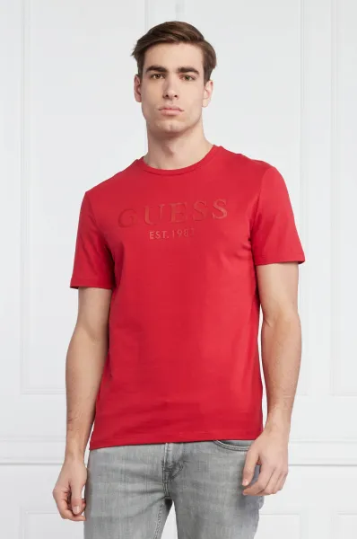 T-shirt GAMMY | Regular Fit GUESS κόκκινο
