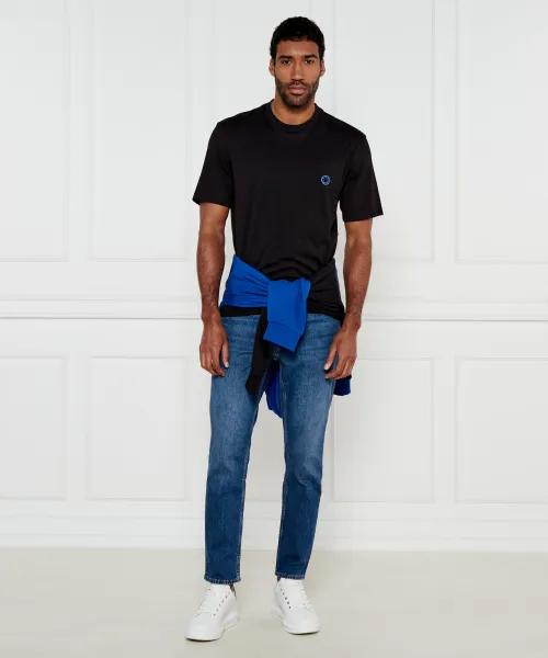 T-shirt Niley | Regular Fit Hugo Blue μαύρο