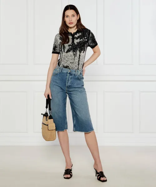 Πόλο TROPICAL HAWAII Christian Lacroix Desigual | μαύρο Regular Fit 25SWTK49