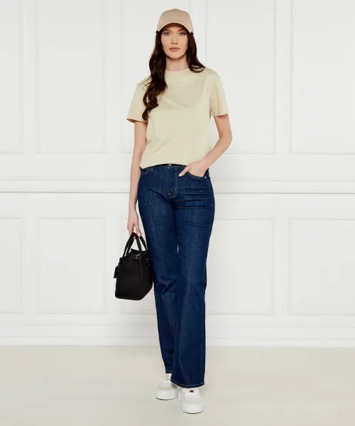 T-shirt | Regular Fit Calvin Klein μπεζ
