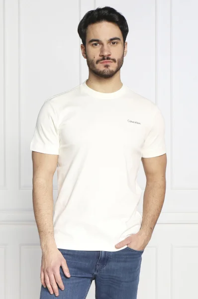 T-shirt | Regular Fit Calvin Klein μπεζ