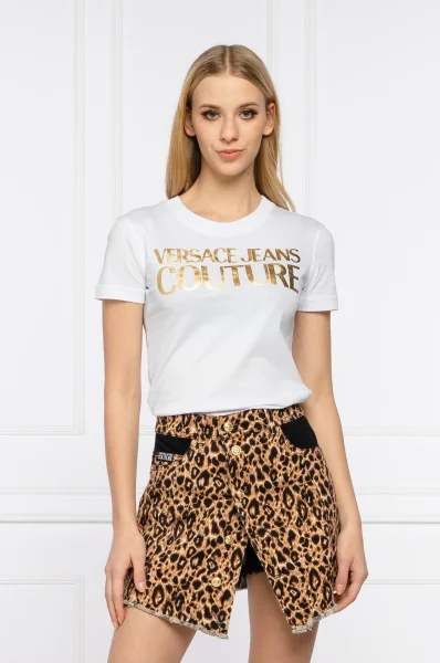 T-shirt | Slim Fit Versace Jeans Couture άσπρο