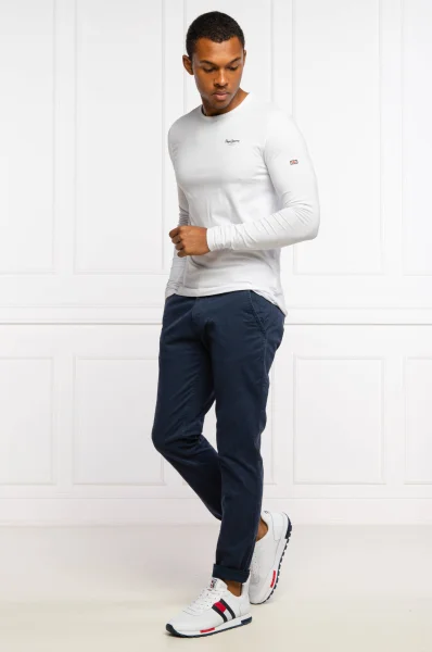 Longsleeve ORIGINAL | Slim Fit Pepe Jeans London άσπρο