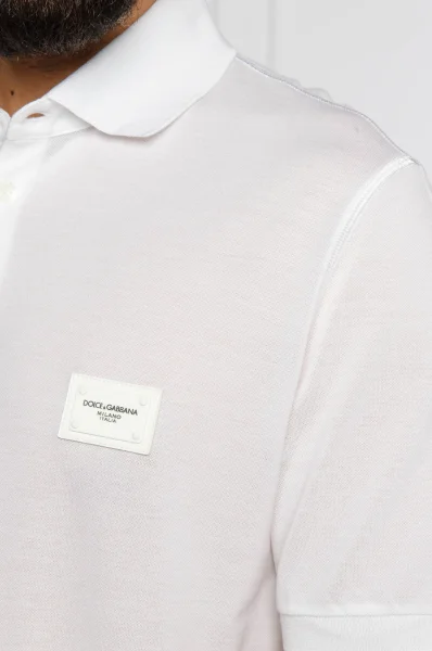 Πόλο | Regular Fit Dolce & Gabbana άσπρο