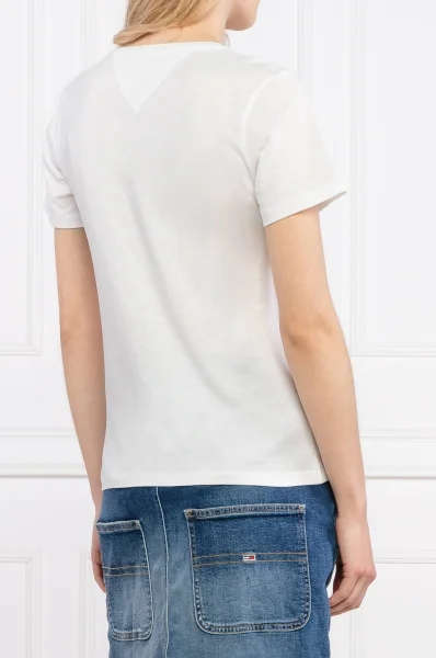 T-shirt | Slim Fit Tommy Jeans άσπρο