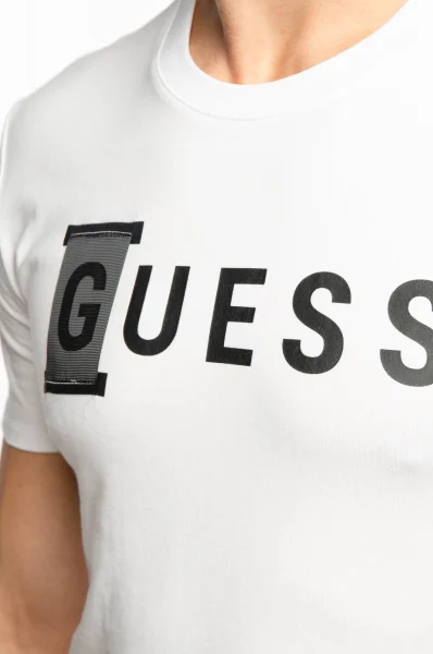 T-shirt | Slim Fit GUESS άσπρο