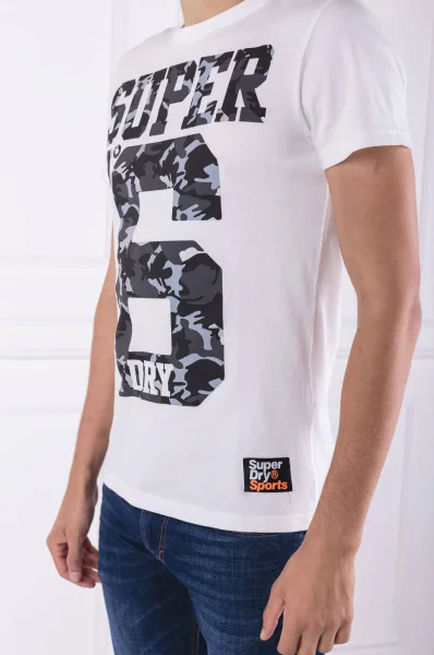 t-shirt super no 6 tee | regular fit Superdry άσπρο
