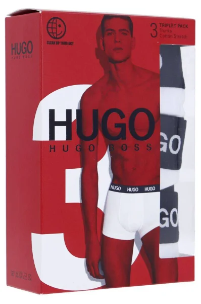 boxer 3-pack HUGO άσπρο