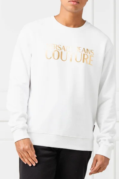 μπλούζα | regular fit Versace Jeans Couture άσπρο