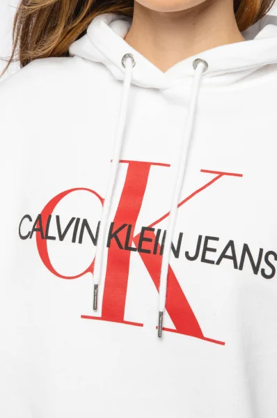 Μπλούζα | Regular Fit CALVIN KLEIN JEANS άσπρο