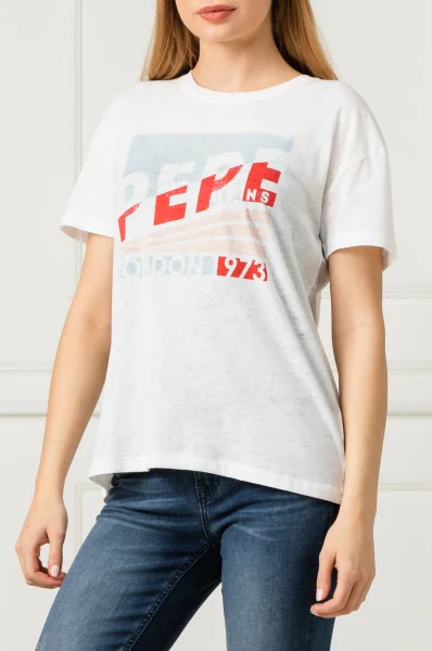t-shirt cameo | regular fit Pepe Jeans London άσπρο