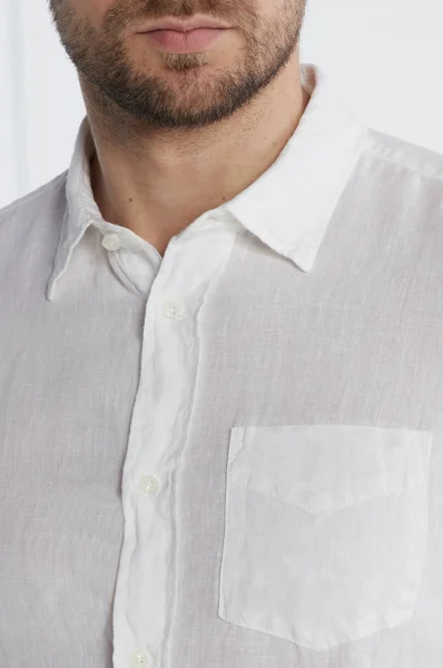 Λινό πουκάμισο | Regular Fit BLAUER άσπρο