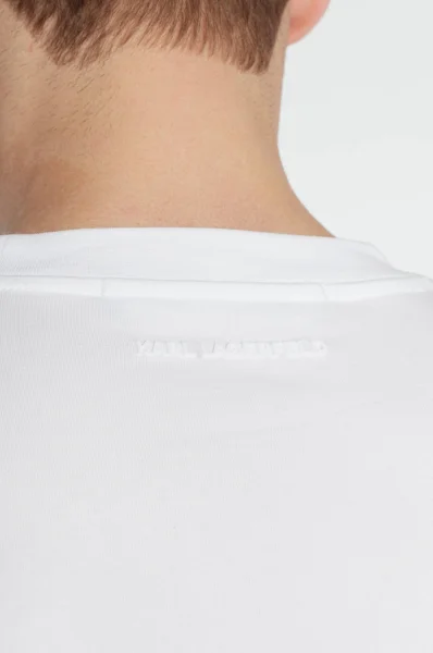 T-shirt | Regular Fit | stretch Karl Lagerfeld άσπρο