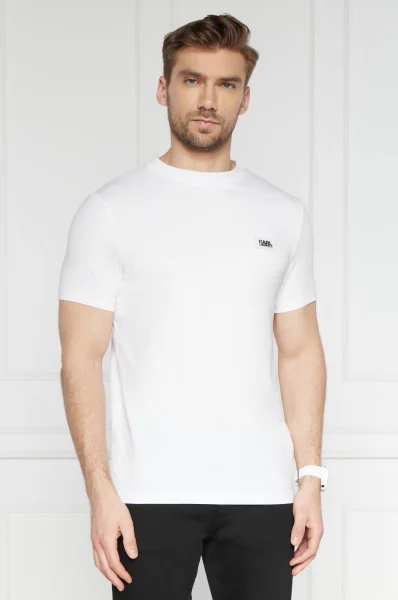 T-shirt | Regular Fit | stretch Karl Lagerfeld άσπρο