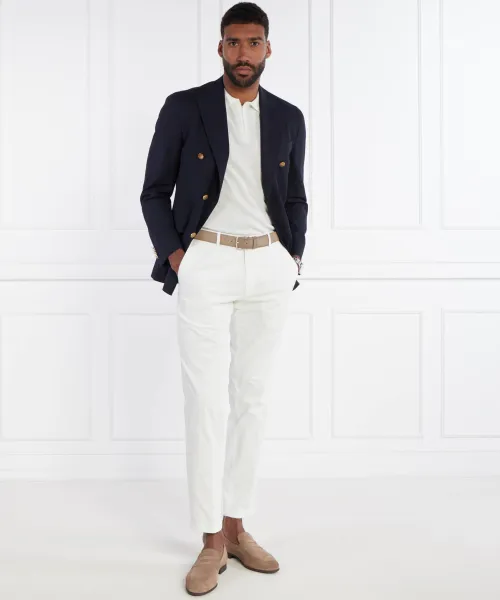 Πόλο Otto | Regular Fit Oscar Jacobson άσπρο