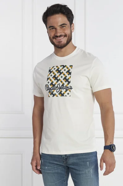 T-shirt WARREN | Regular Fit Pepe Jeans London άσπρο