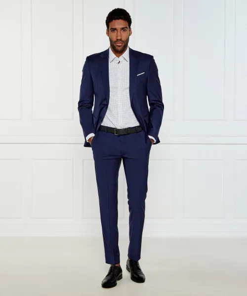 Πουκάμισο P-HANK | Slim Fit BOSS BLACK άσπρο