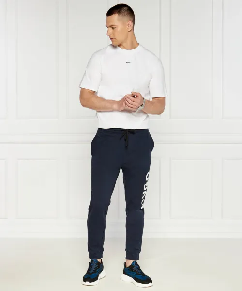 T-shirt Dapolino | Regular Fit HUGO άσπρο