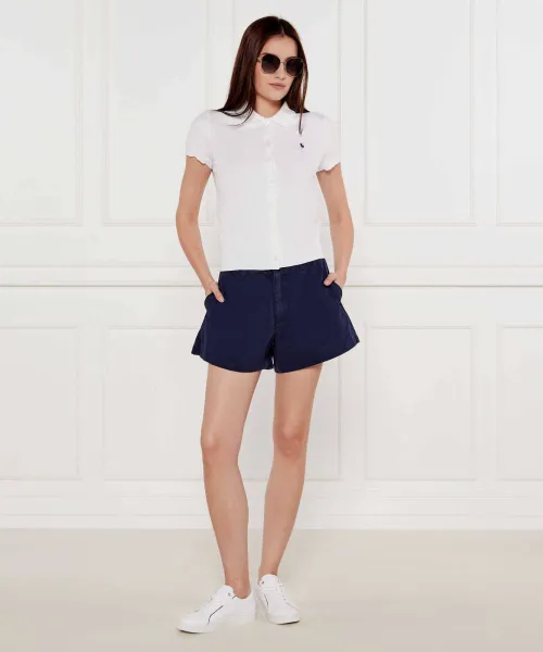 Πλεκτή ζακέτα | Slim Fit POLO RALPH LAUREN άσπρο