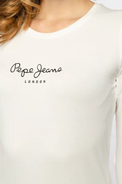 μπλούζα new virginia | regular fit Pepe Jeans London άσπρο