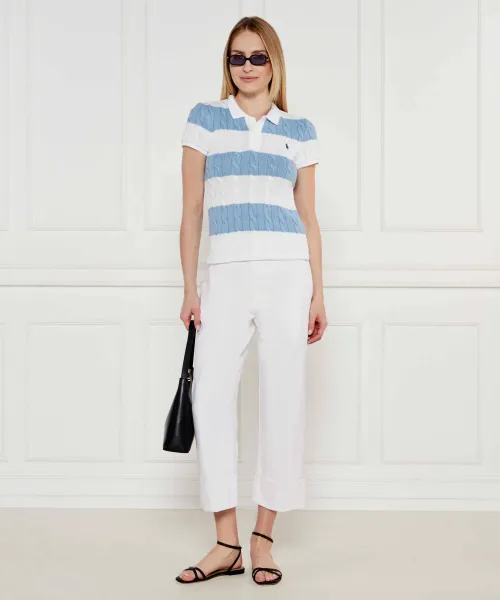 Πόλο | Slim Fit POLO RALPH LAUREN άσπρο
