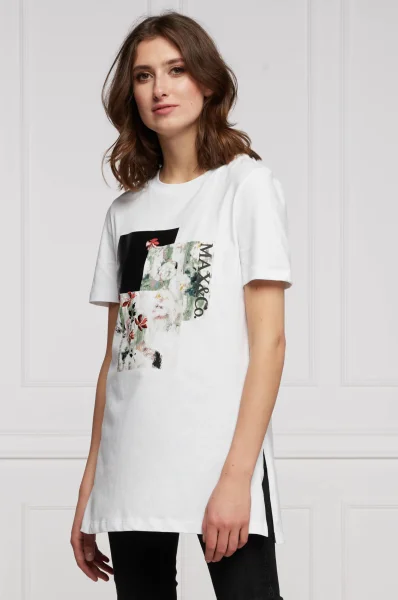 t-shirt datteri | regular fit MAX&Co. άσπρο