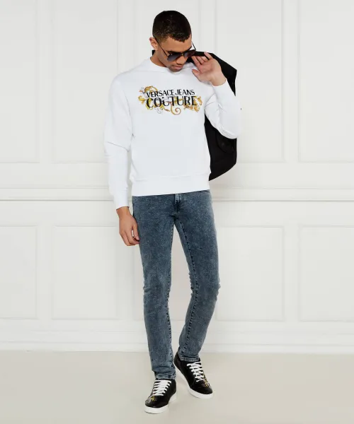 Μπλούζα | Regular Fit Versace Jeans Couture άσπρο
