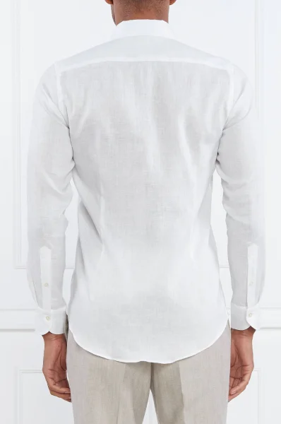 Λινό πουκάμισο | Slim Fit Emanuel Berg άσπρο
