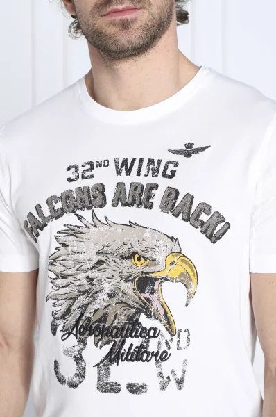 T-shirt | Regular Fit Aeronautica Militare άσπρο