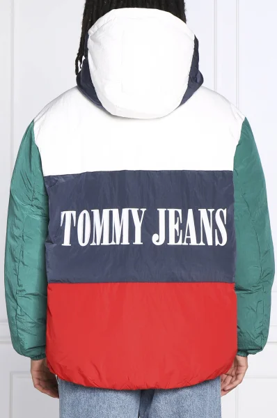 μπουφάν archive colorblock | oversize fit Tommy Jeans άσπρο