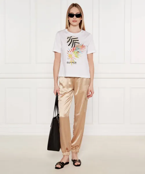 T-shirt | Loose fit Marc Cain άσπρο