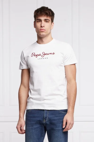 T-shirt eggo | Regular Fit Pepe Jeans London άσπρο