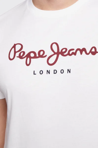 T-shirt eggo | Regular Fit Pepe Jeans London άσπρο