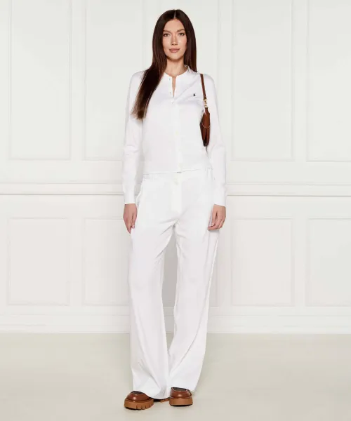 Πλεκτή ζακέτα POLO RALPH LAUREN | άσπρο Regular Fit 211972110