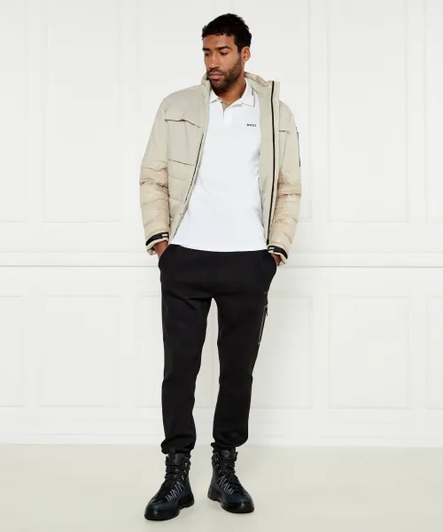 Πόλο Paul | Slim Fit | stretch BOSS GREEN άσπρο