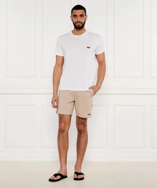 T-shirt RN 365 | Regular Fit BOSS BLACK άσπρο